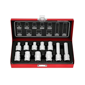 11PCS 1/2" DRIVE E-STAR SOCKET SET MADE IN TAIWAN