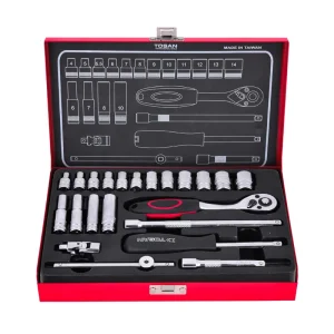 22PCS 1/4" DRIVE SOCKET SET MADE IN TAIWAN