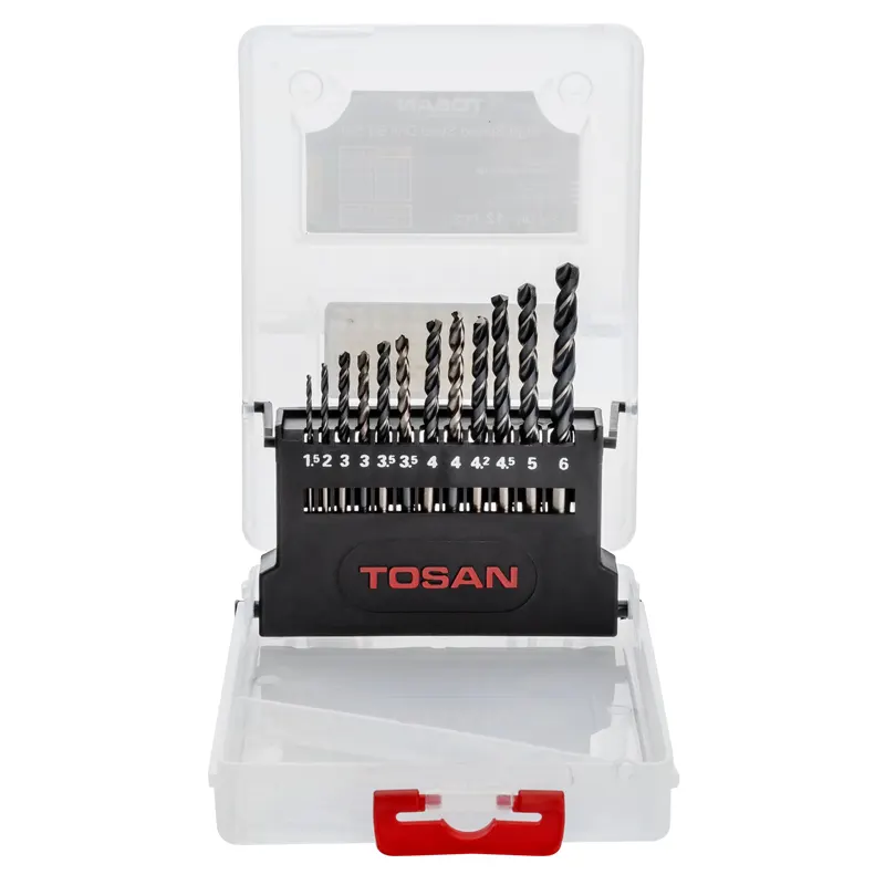 12 PCS HSS DRILL BIT SET