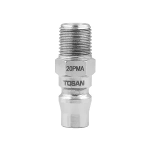MALE COUPLERS (NIPPLES) 20PMA SIZE 1/4 INCH MADE IN IRAN