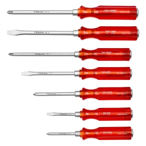 7PCS GO-THROUGH SCREWDRIVER SETS