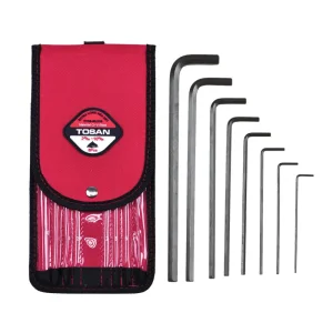 EXTRA-LONG HEX KEY SET ,IN POUCH BAG