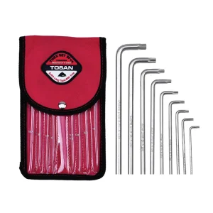 EXTRA-LONG TORX KEY SET ,IN POUCH BAG