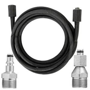 High-pressure 3-piece set (reinforced hose and adapter)